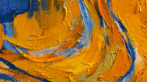 Swirling oil paint background