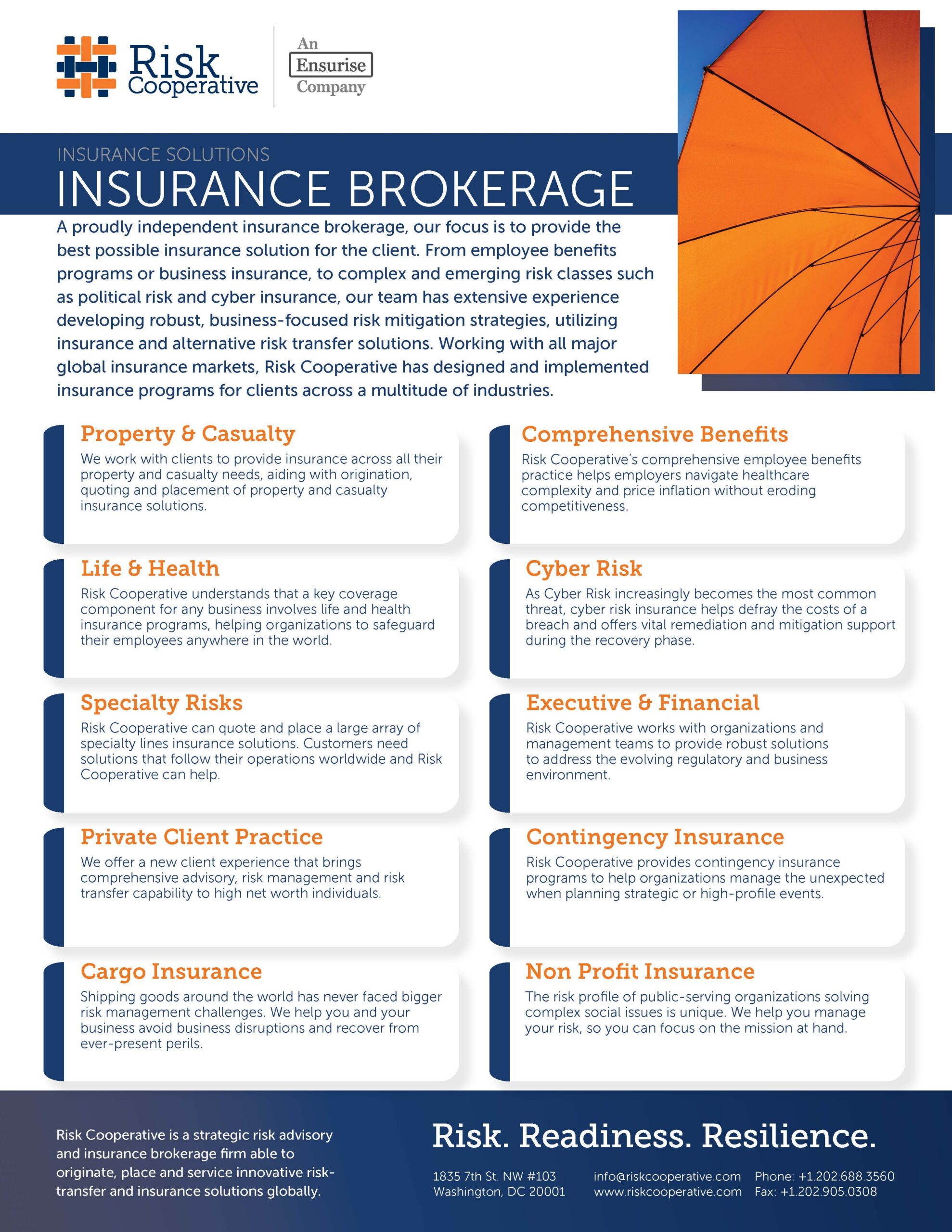 Brokerage Insurance OnePager
