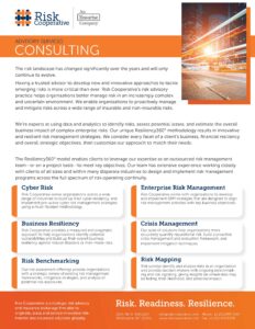 Consulting Advisory OnePager
