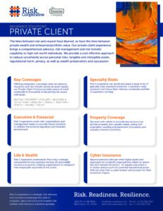 Private Client Insurance OnePager