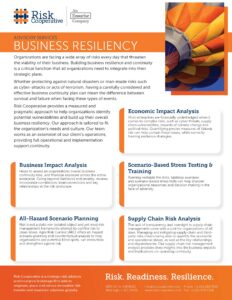 Resilience Advisory OnePager